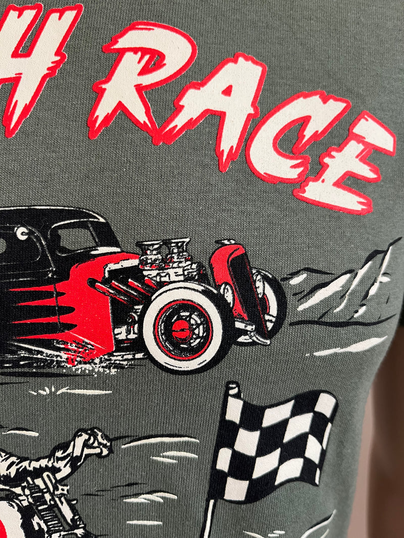 Beach Race salt sea and gasoline